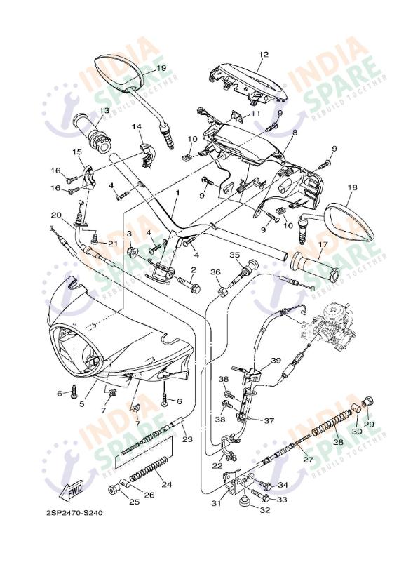 STEERING HANDLE & CABLE